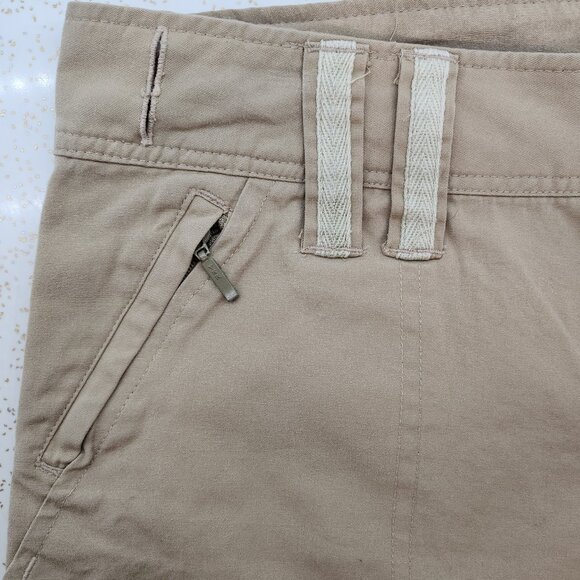 Khaki Camel Shorts for Women - Picture 4 of 7
